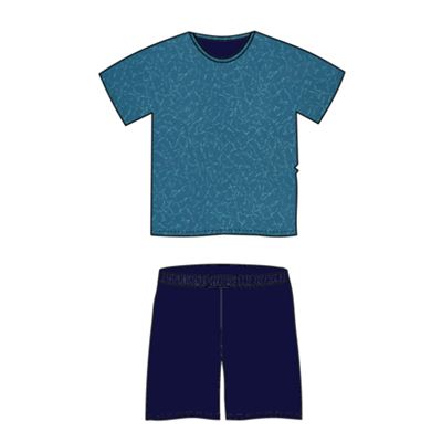 VENTOR short-sleeved pyjamas with a subtle pattern C-02
