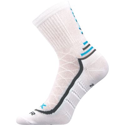 VERTIGO anatomically shaped sports socks with massage foot WHITE