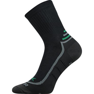 VERTIGO anatomically shaped sports socks with massage foot DARK GREY