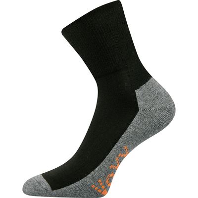 VIGO functional sports socks with silver ions BLACK