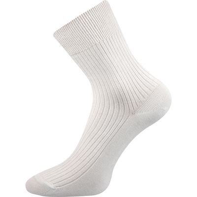 Men's medicine socks VIKTOR with non-slip cuff WHITE