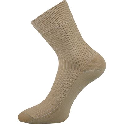 Men's VIKTOR medicine socks with non-slip cuff BEIGE