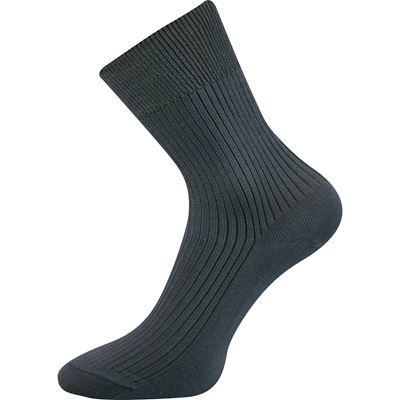 Men's VIKTOR medicine socks with non-slip cuff, DARK GREY