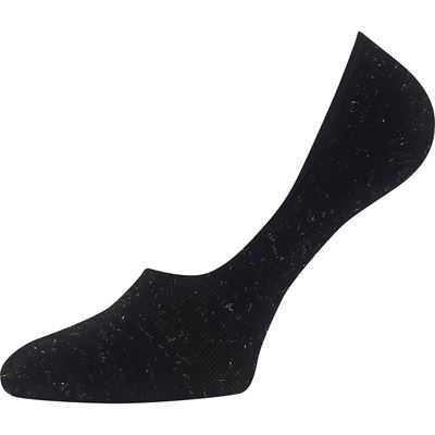 VIRGIT extra low bamboo socks with lurex BLACK (2 pairs)