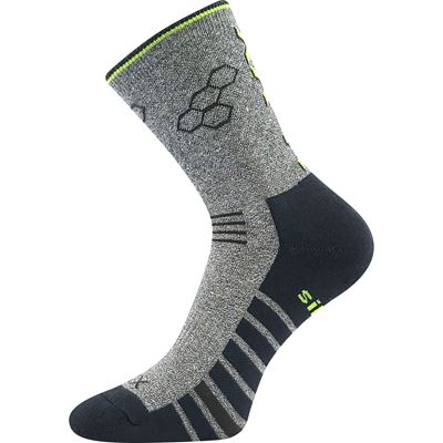VIRGO sports socks with silver ions LIGHT GREY MELANGE