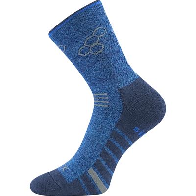 VIRGO sports socks with silver ions BLUE MELANGE