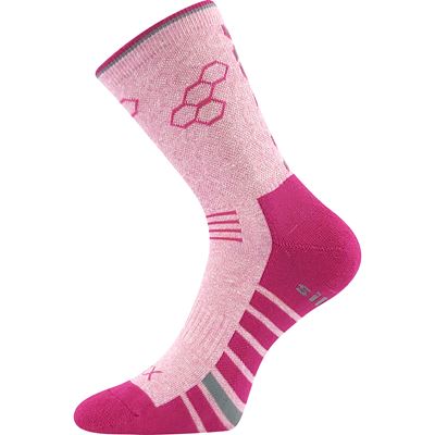 VIRGO sports socks with silver ions PINK MELÉ