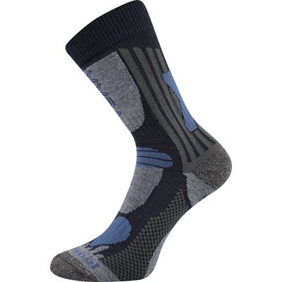 VISION children's thermo socks made of merino wool with silver DARK BLUE