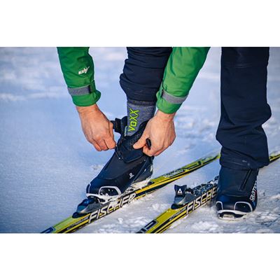 VISION merino winter thermal socks with silver DARK GREY