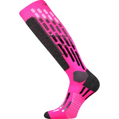 VXPRES compression knee socks with silver ions NEON PINK