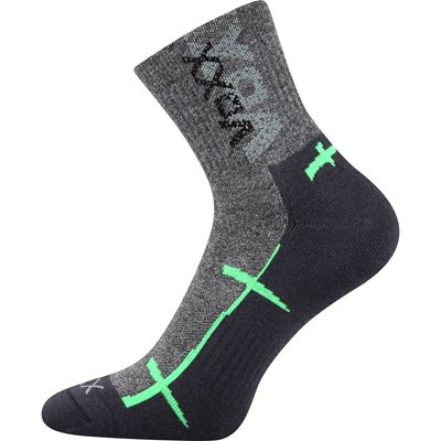WALLI sports socks with silver ions DARK GREY