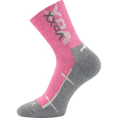 WALLI sports socks with silver ions DARK PINK