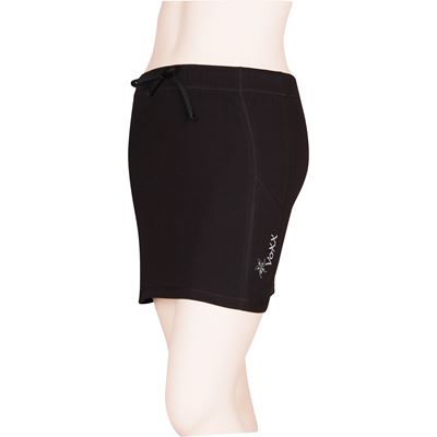 Women's WAMP cotton skirt BLACK