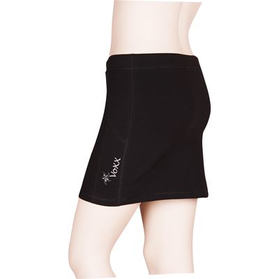 Women's WAMP cotton skirt BLACK