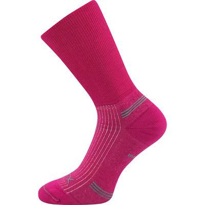 WANAK double-layer socks with soft cuffs, made from FUXIA merino wool