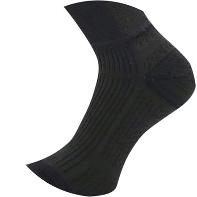 Double-layer knee-high socks with soft cuffs WANAK made of merino wool BLACK