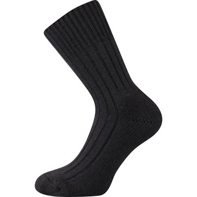 WILLIE black winter woollen socks