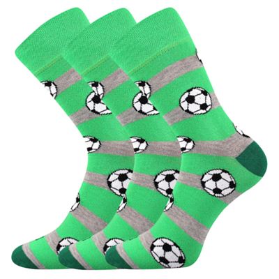 Men's funny WOODOO socks with FOOTBALL images