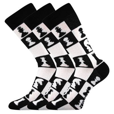 Men's funny WOODOO socks with CHESS pictures