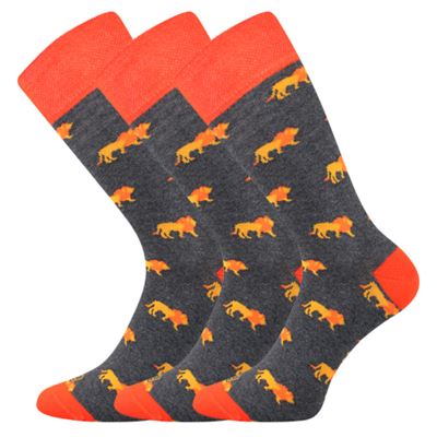 Men's funny WOODOO socks with LVŮ pictures
