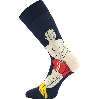 Men's funny WOODOO socks with BEER LOVER images