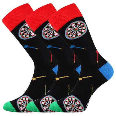 Men's funny WOODOO socks with ARROWS pictures