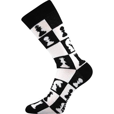 Men's funny WOODOO socks with CHESS pictures
