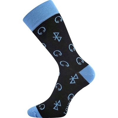 Men's funny WOODOO socks with BLUETOOTH images