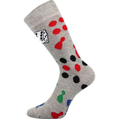 Men's funny WOODOO socks with pictures of Ludo