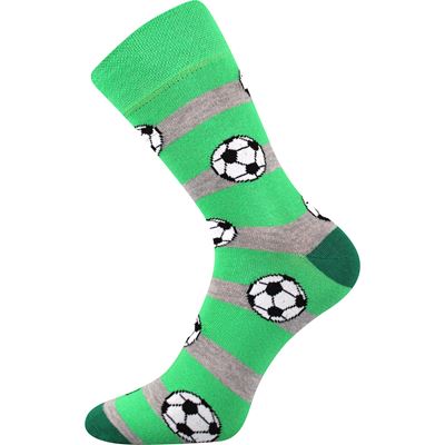 Men's funny WOODOO socks with FOOTBALL images