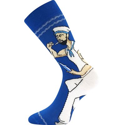Men's funny WOODOO socks with SAILOR pictures