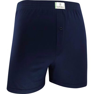 Men's bamboo boxer shorts WUZZY dark blue