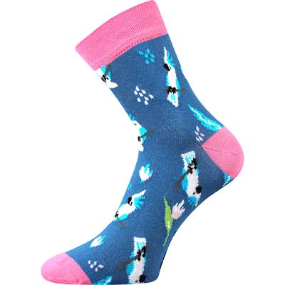 XANTIPA 66 women's summer socks with animals MIX (3 pairs)