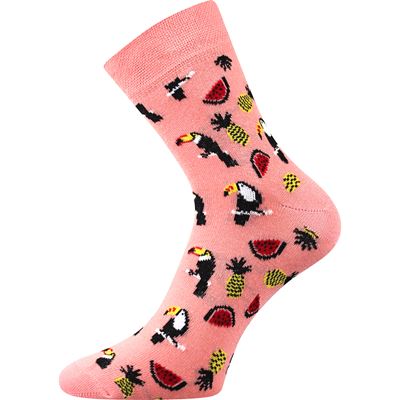 XANTIPA 66 women's summer socks with animals MIX (3 pairs)