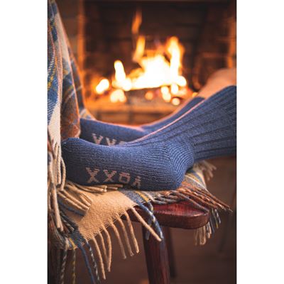 WILLIE jeans melé winter woollen socks