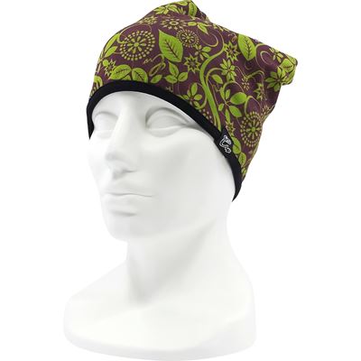 Women's functional hat YOWIE green with brown