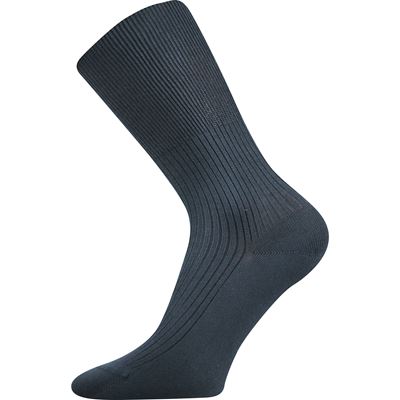 Thin medicine socks ZDRAVAN 100% cotton with non-constricting cuff DARK BLUE