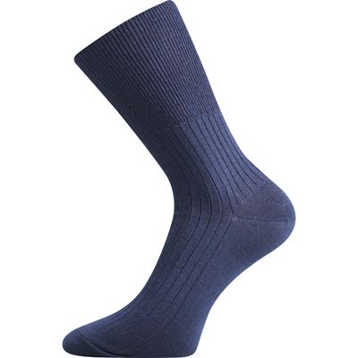Thin ZDRAV medical socks with non-constricting cuff, DARK BLUE