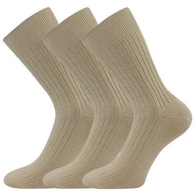 Men's thin socks ZEBRAN 100% cotton BEIGE