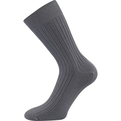 Men's thin socks ZEBRAN 100% cotton GREY