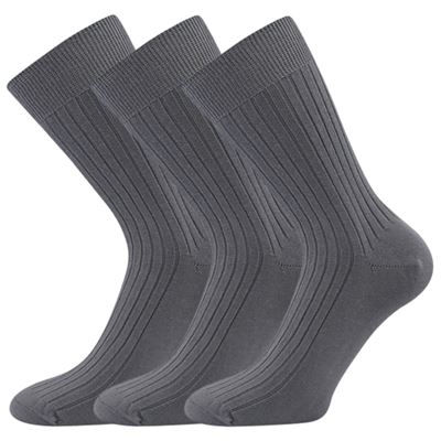 Men's thin socks ZEBRAN 100% cotton GREY