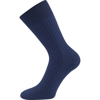 Men's thin socks ZEBRAN 100% cotton DARK BLUE