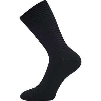 Men's thin socks ZEBRAN 100% cotton BLACK