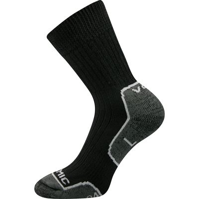 Thick socks with silver ions ZENITH anatomically shaped BLACK