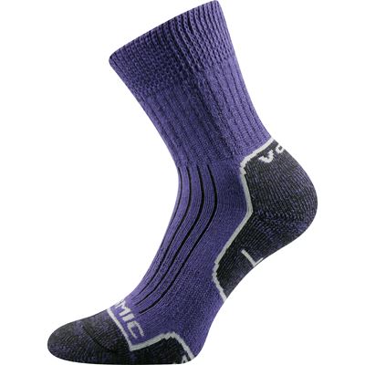Thick socks with silver ions ZENITH anatomically shaped PURPLE