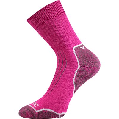 Thick socks with silver ions ZENITH anatomically shaped FUXIA