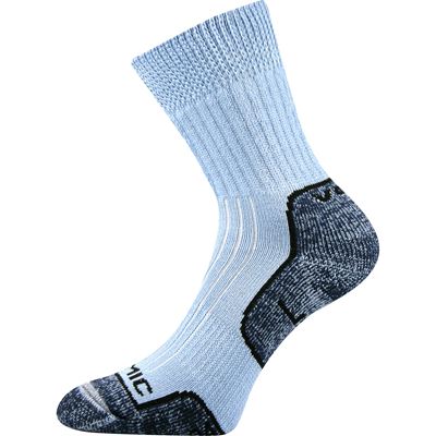 Thick socks with silver ions ZENITH anatomically shaped LIGHT BLUE