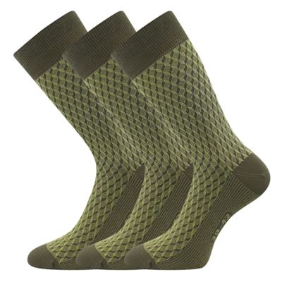 Men's formal socks ŽERYK with cotton KHAKI
