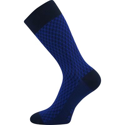 Men's formal socks ŽERYK with cotton DARK BLUE