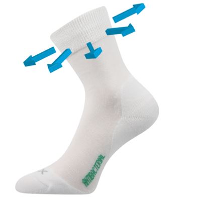 ZEUS medicine socks with soft cuff WHITE